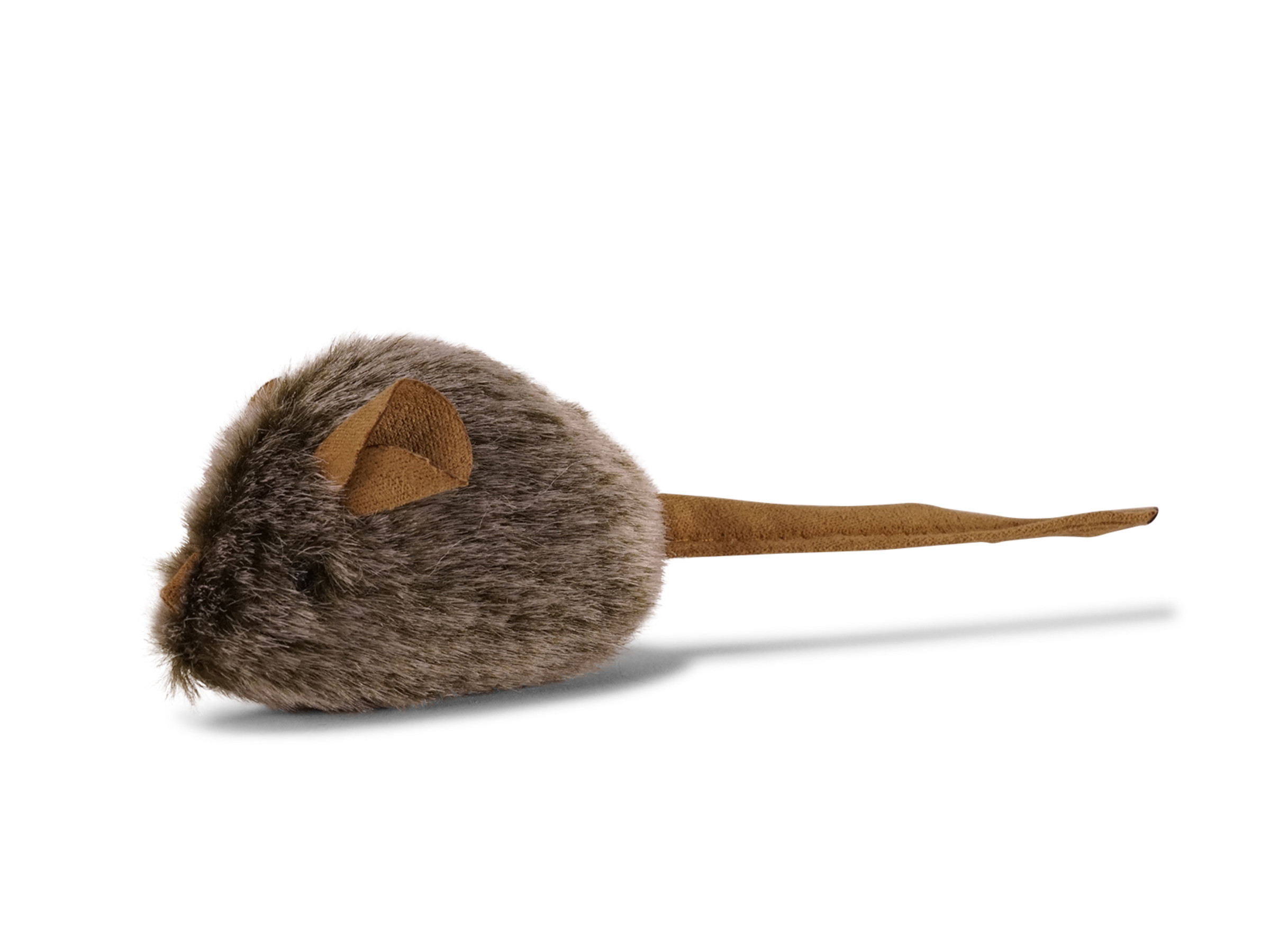 wijs zonnebloem Bij wet Speelgoed kat pluche piepende muis 15cm | Dierencomfort